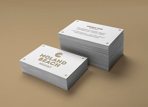 Moland Beach Resort branding and photography
